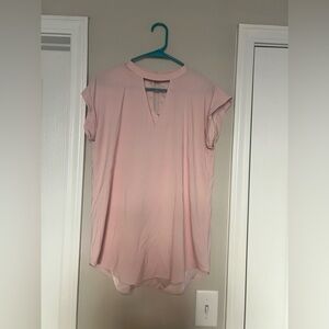 Express light pink short sleeve shirt